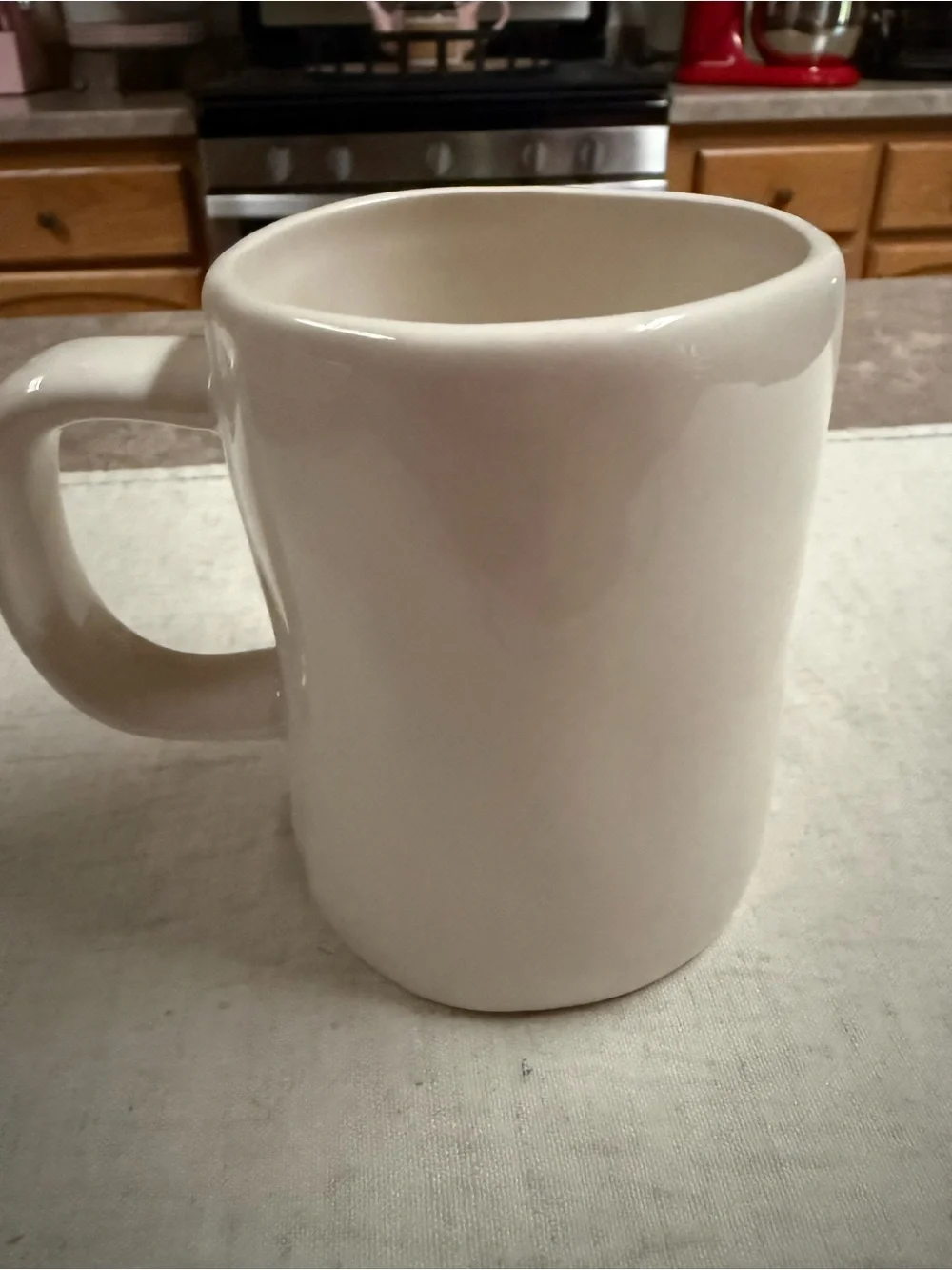 Rae Dunn Groom Ceramic Mug - White